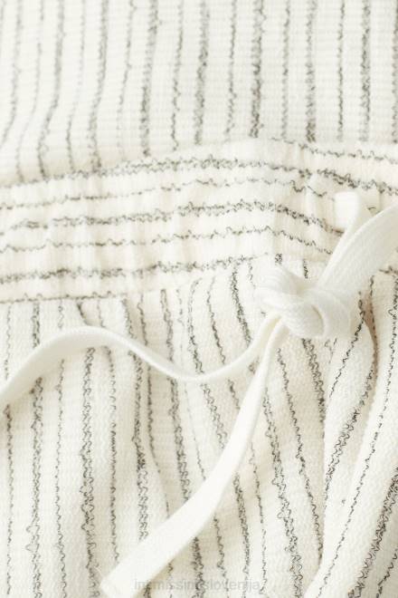 Intimissimi moški 300j-siva črta na belem oblačila 2R8X180 črtaste kratke hlače