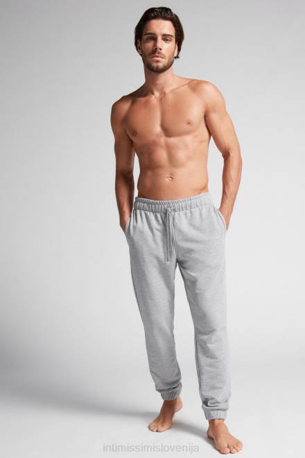 Intimissimi moški 977i-gr. melanž oblačila 2R8X211 dolge lahke hlače iz flisa