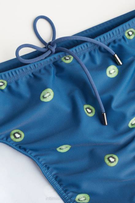 Intimissimi moški 286j-kivi sadežni tisk pacifiško modra oblačila 2R8X437 kopalke s potiskom kivija