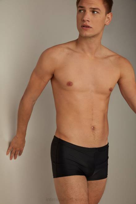 Intimissimi moški 019-črna oblačila 2R8X453 navadne kopalke kvadratnega kroja