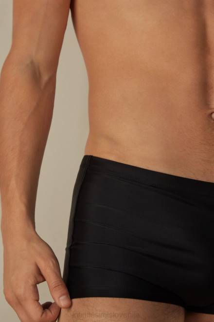 Intimissimi moški 019-črna oblačila 2R8X453 navadne kopalke kvadratnega kroja