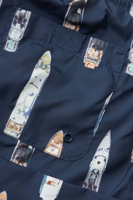 Intimissimi moški 272j-potisk čolna temno modra oblačila 2R8X415 kopalke s potiskom čolna