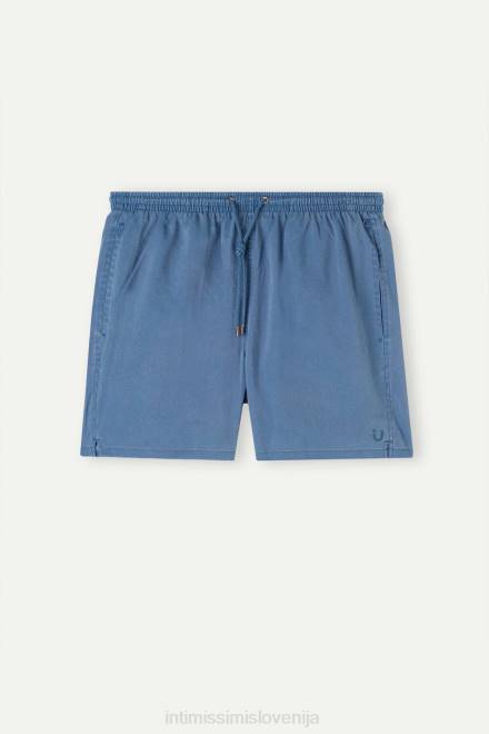 Intimissimi moški 280j-delave pacifiško modra oblačila 2R8X443 stone washed kopalne kratke hlače