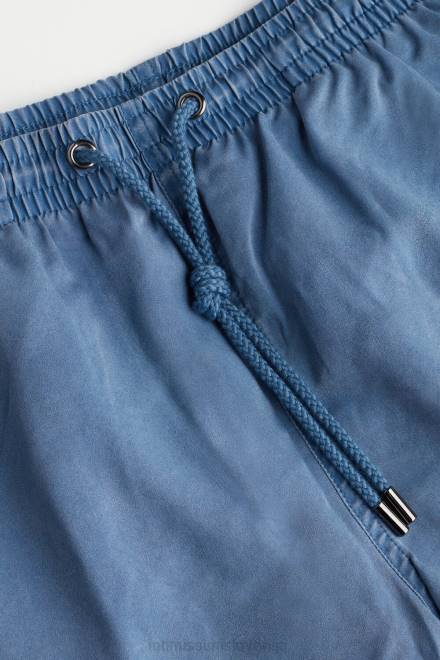 Intimissimi moški 280j-delave pacifiško modra oblačila 2R8X443 stone washed kopalne kratke hlače