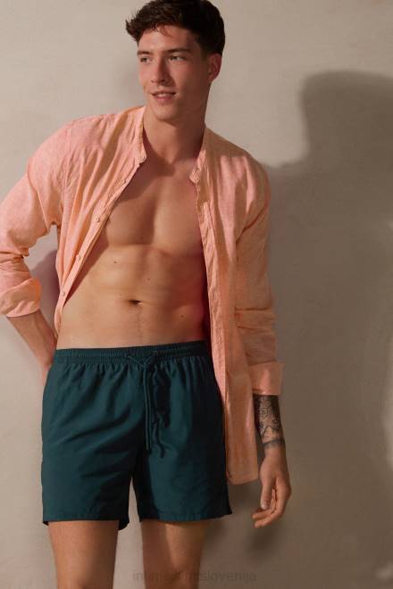 Intimissimi moški 4369-temno zelena oblačila 2R8X445 enobarvne kopalke