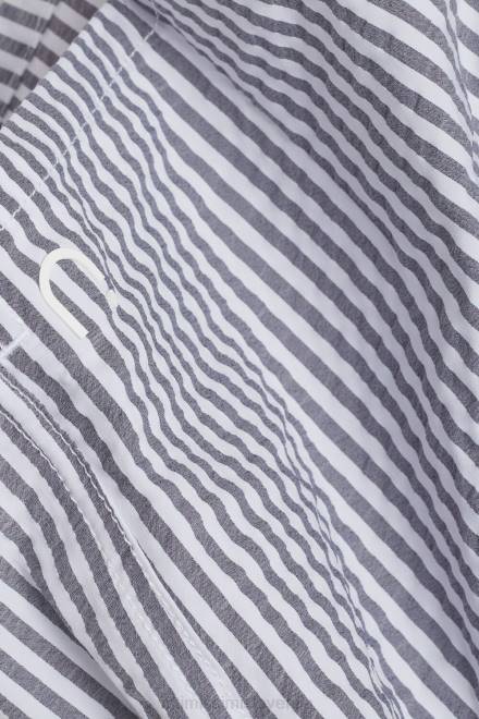 Intimissimi moški 981i-bela/modra oblačila 2R8X444 črtaste kopalne kratke hlače seersucker