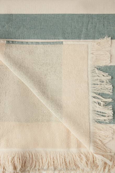 Intimissimi moški 284j-temno zelena/vrvica bež pripomoček 2R8X413 žakard brisača za plažo