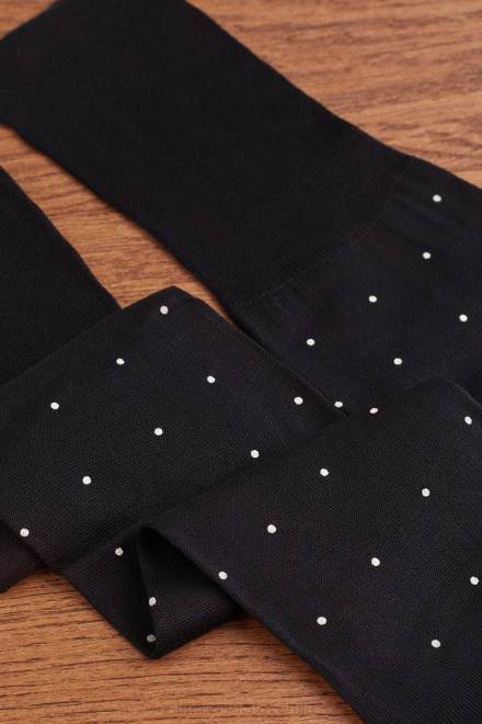 Intimissimi moški 062j-nero stampa pois nogavice 2R8X338 dolge nogavice iz vzorčastega bombaža lisle