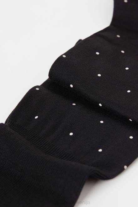 Intimissimi moški 062j-nero stampa pois nogavice 2R8X338 dolge nogavice iz vzorčastega bombaža lisle