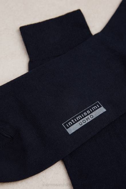 Intimissimi moški 016-modra nogavice 2R8X382 kratke tople bombažne nogavice