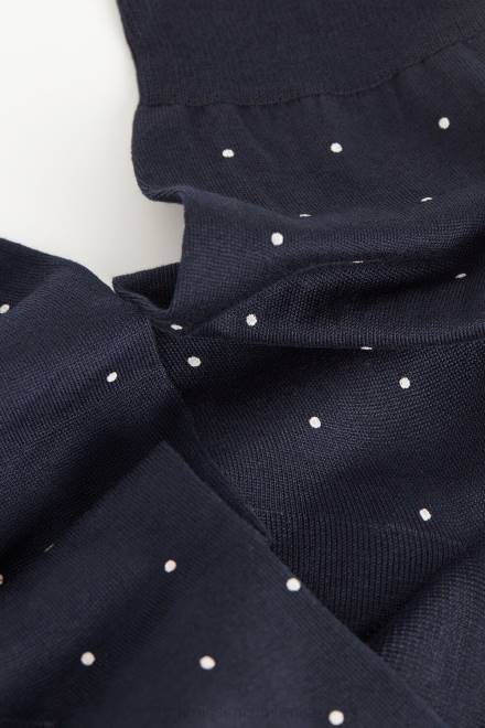 Intimissimi moški 049j-polka dot-tisk polnočno modra nogavice 2R8X341 kratke nogavice iz vzorčastega bombaža lisle