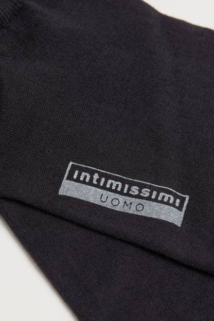 Intimissimi moški 780-ogljeno siva nogavice 2R8X359 bombažne nogavice Supima
