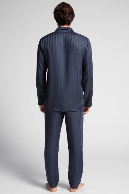 Intimissimi moški 095i-temno modra oblačila 2R8X309 dolge modalne pižame