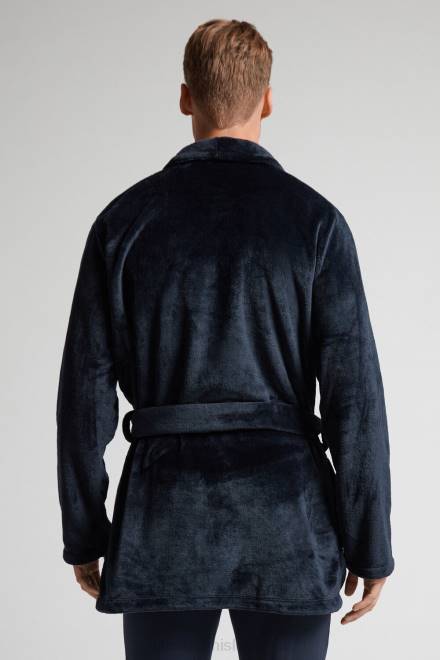 Intimissimi moški 800-polnočno modra oblačila 2R8X304 jutranja obleka iz flisa