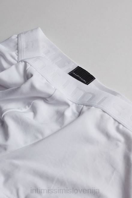 Intimissimi moški 001-bela spodnje perilo 2R8X150 boksarice iz mikrovlaken z logotipom