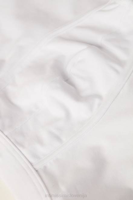 Intimissimi moški 001-bela spodnje perilo 2R8X54 dolge raztegljive boksarice supima iz bombaža