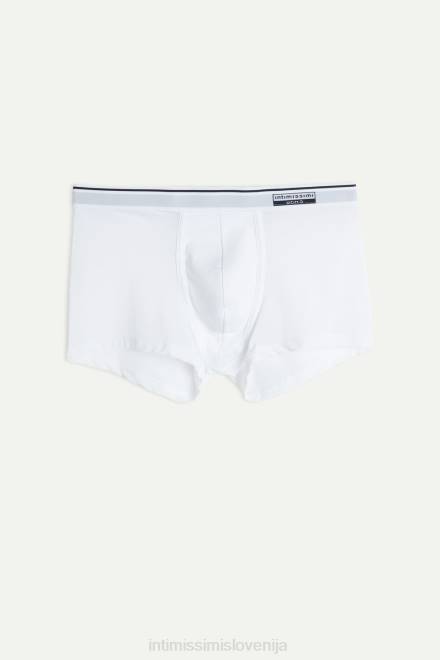 Intimissimi moški 001-bela spodnje perilo 2R8X97 super sveže boksarice z mikro mrežico