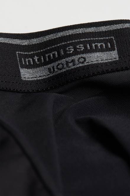 Intimissimi moški 019-črna spodnje perilo 2R8X96 super sveže boksarice z mikro mrežico