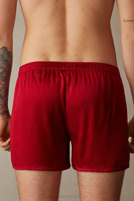 Intimissimi moški 1473-rdeča spodnje perilo 2R8X90 svilene boksarice