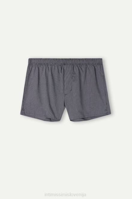 Intimissimi moški 173j-modra igla spodnje perilo 2R8X47 boksarice s potiskom
