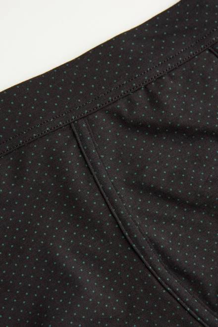 Intimissimi moški 365j-nero st.pois verde scuro spodnje perilo 2R8X16 naravne sveže bombažne boksarice supima z mikro pikami