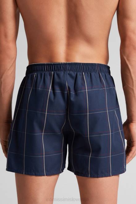 Intimissimi moški 374j-kara dvobarvna spodnje perilo 2R8X14 boksarice s potiskom