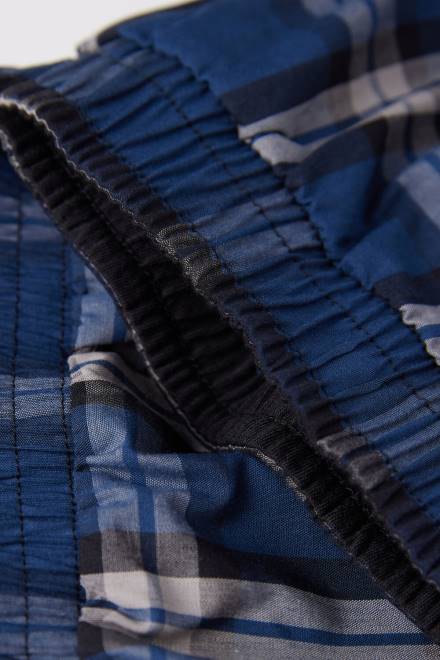 Intimissimi moški 375j-check srednje modra/nero spodnje perilo 2R8X13 boksarice s potiskom