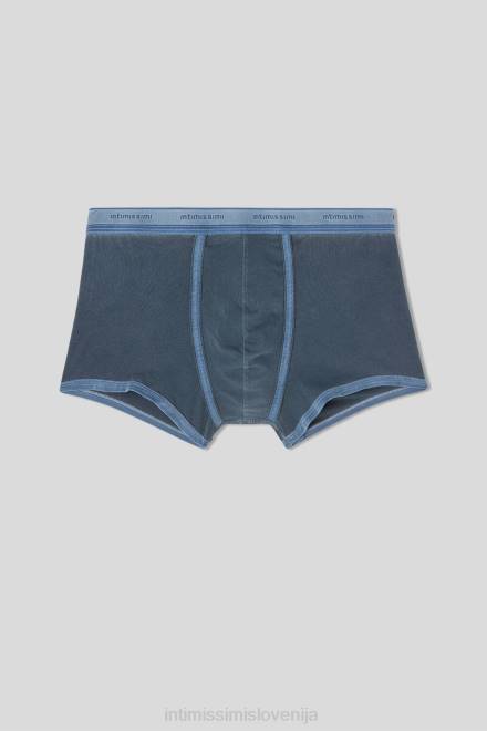 Intimissimi moški 394j-blue plin del spodnje perilo 2R8X6 naravne sveže bombažne boksarice supima z logotipom