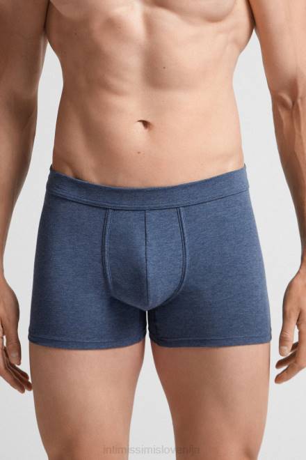 Intimissimi moški 5210-denim modra mešanica spodnje perilo 2R8X134 ohlapne bombažne boksarice supima