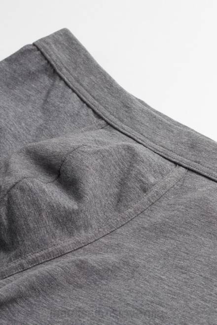 Intimissimi moški 5227-ogljeno siv melanž spodnje perilo 2R8X138 ohlapne bombažne boksarice supima