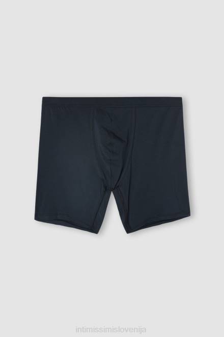 Intimissimi moški 800-polnočno modra spodnje perilo 2R8X55 dolge raztegljive boksarice supima iz bombaža