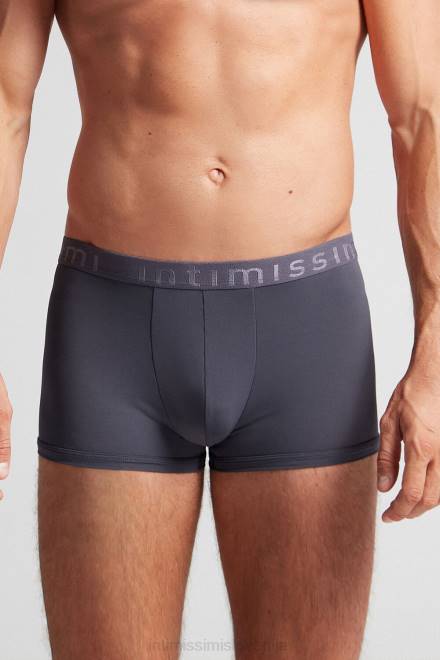 Intimissimi moški 9963-sajasto siva spodnje perilo 2R8X130 boksarice iz mikrovlaken z logotipom
