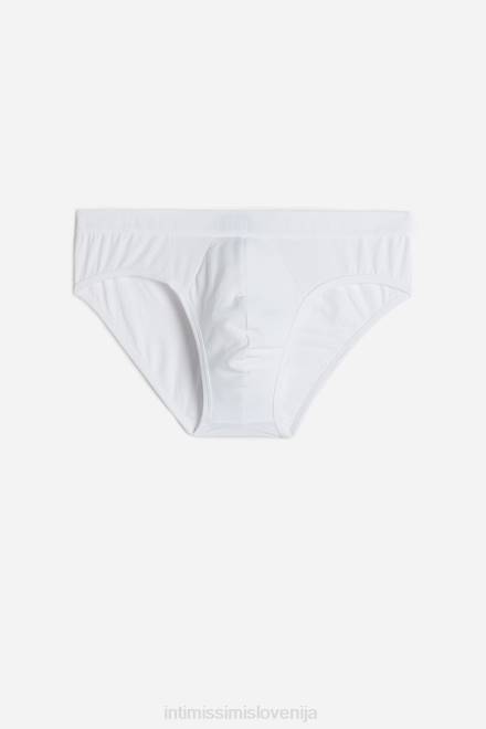 Intimissimi moški 001-bela spodnje perilo 2R8X151 spodnjice iz mikrovlaken z logotipom