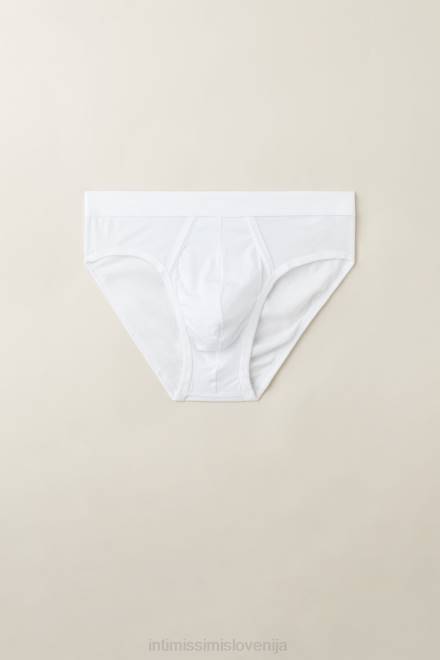 Intimissimi moški 001-bela spodnje perilo 2R8X31 naravne sveže bombažne hlačke supima
