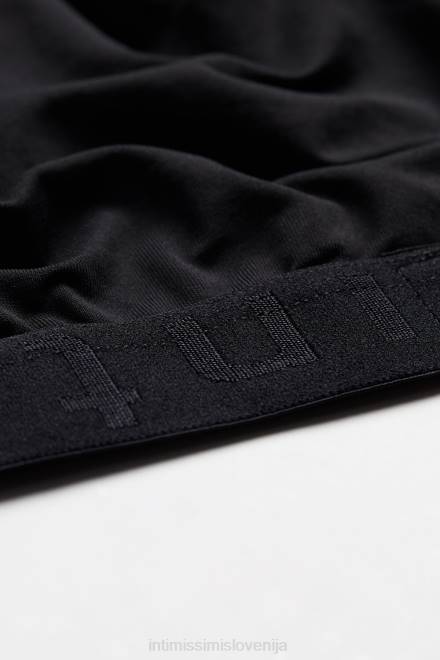 Intimissimi moški 019-črna spodnje perilo 2R8X149 spodnjice iz mikrovlaken z logotipom