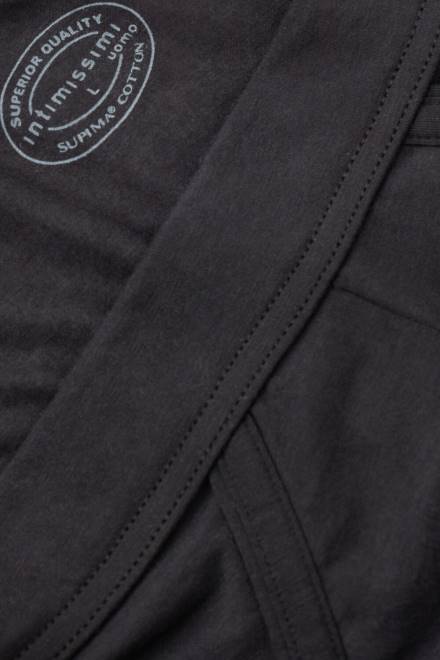 Intimissimi moški 019-črna spodnje perilo 2R8X33 naravne sveže bombažne hlačke supima