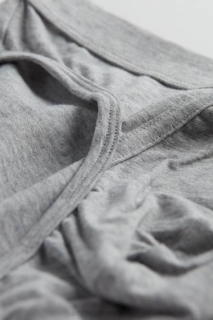 Intimissimi moški 031-svetlo siv melanž spodnje perilo 2R8X124 bombažne hlačke Supima