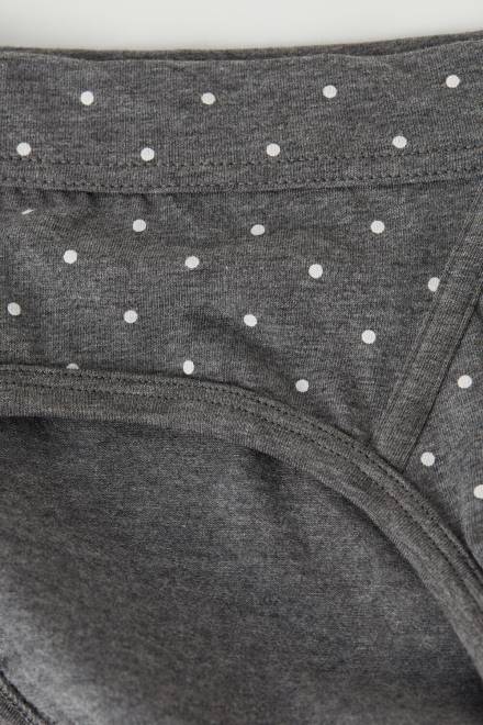 Intimissimi moški 063j-pikčasti tisk ogljeno siva melanž spodnje perilo 2R8X63 raztegljive hlačke iz bombaža Supima na pike