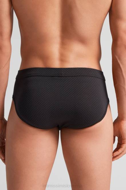 Intimissimi moški 365j-nero st.pois verde scuro spodnje perilo 2R8X17 naravne sveže bombažne hlačke supima z mikro pikami