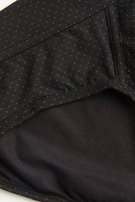 Intimissimi moški 365j-nero st.pois verde scuro spodnje perilo 2R8X17 naravne sveže bombažne hlačke supima z mikro pikami