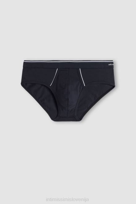 Intimissimi moški 6987-modra/bela spodnje perilo 2R8X127 supima bombažne spodnjice z vidno elastiko