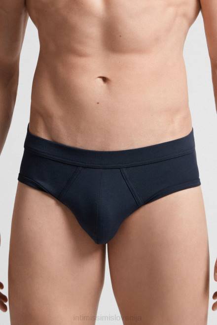 Intimissimi moški 800-polnočno modra spodnje perilo 2R8X143 bombažne hlačke Supima