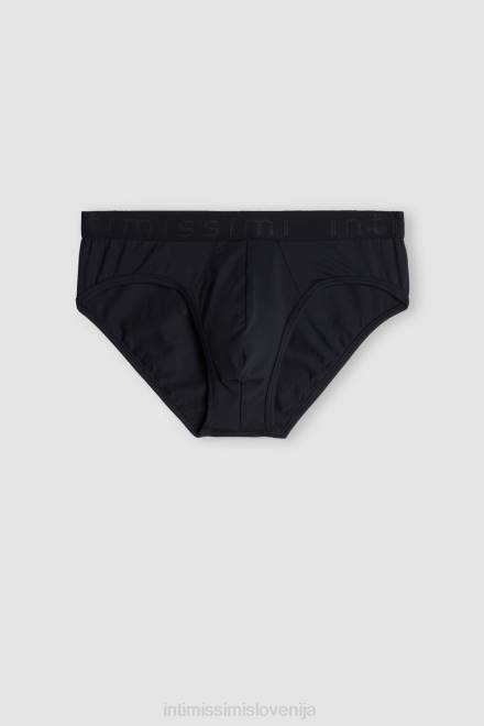 Intimissimi moški 800-polnočno modra spodnje perilo 2R8X147 spodnjice iz mikrovlaken z logotipom