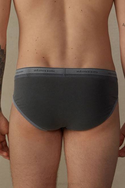 Intimissimi moški 862i-črna spodnje perilo 2R8X83 raztegljive bombažne hlačke supima, barvane za oblačila