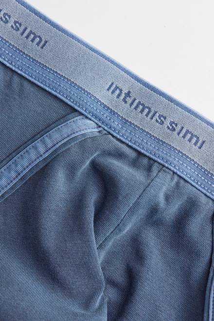 Intimissimi moški 864i-temno modra spodnje perilo 2R8X81 raztegljive bombažne hlačke supima, barvane za oblačila