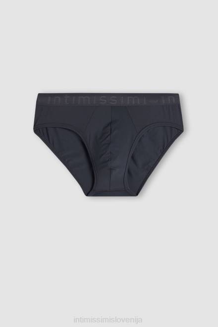 Intimissimi moški 9963-sajasto siva spodnje perilo 2R8X131 spodnjice iz mikrovlaken z logotipom