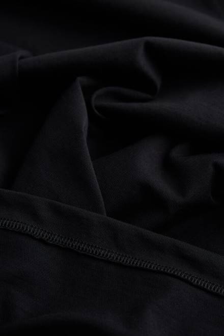 Intimissimi moški 019-črna oblačila 2R8X289 majica s kratkimi rokavi in ​​okroglim izrezom iz izjemno finega supima bombaža