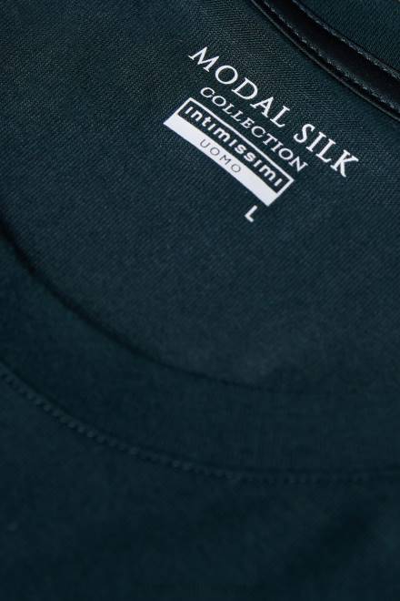 Intimissimi moški 132j-temno zelena oblačila 2R8X152 modal in svilena majica