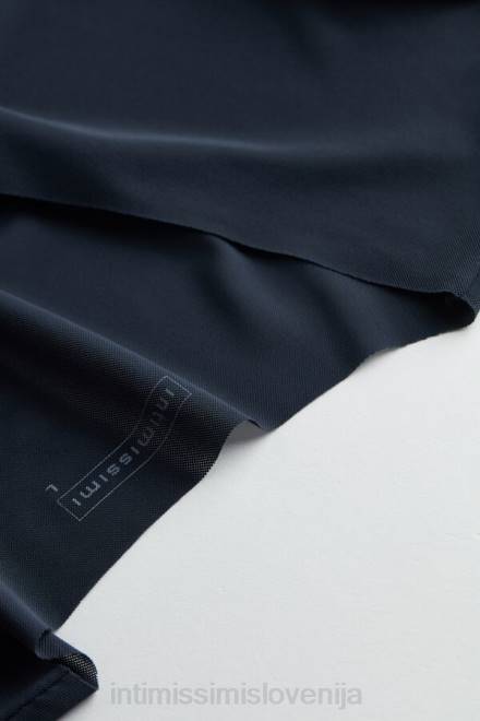Intimissimi moški 800-polnočno modra oblačila 2R8X264 zgornji del iz mikromreže z neobdelanim robom