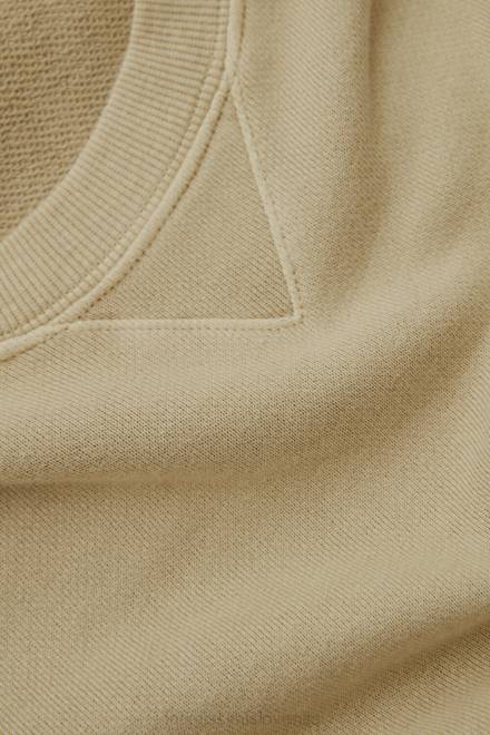 Intimissimi moški 166j-bež peščene barve oblačila 2R8X189 sprana kolekcija jopica z okroglim izrezom